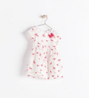 vestido con flamenco 